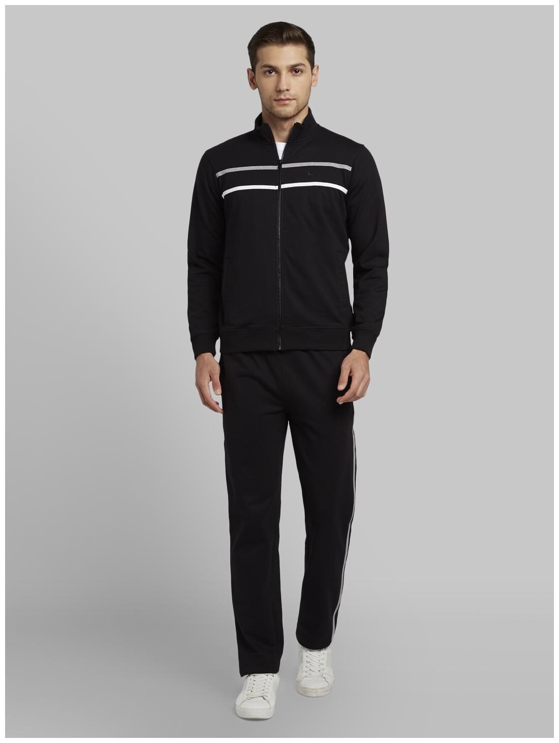

Parx Men Black Solid Regular Fit Track Suit