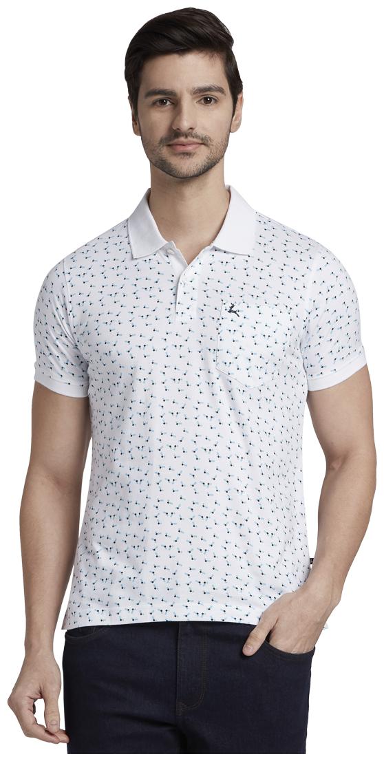 

Parx Men White Regular fit Cotton Polo collar T-Shirt - Pack Of 1