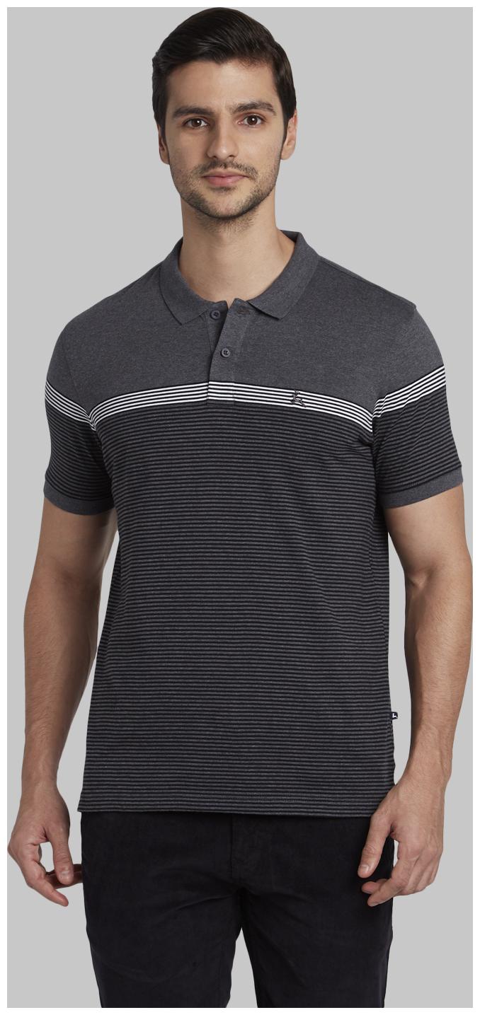 

Parx Men Black Regular fit Cotton Polo collar T-Shirt - Pack Of 1