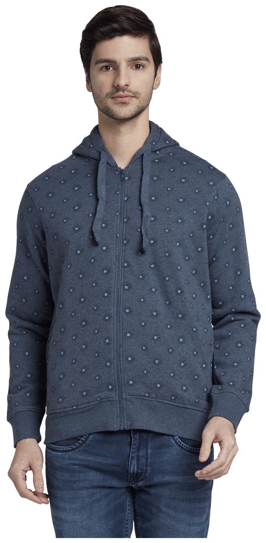 

Parx Cotton Men Blue Sweatshirt