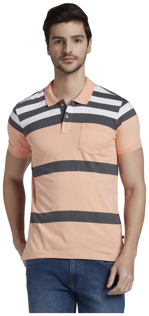 

Parx Men Orange Regular fit Cotton Polo collar T-Shirt - Pack Of 1