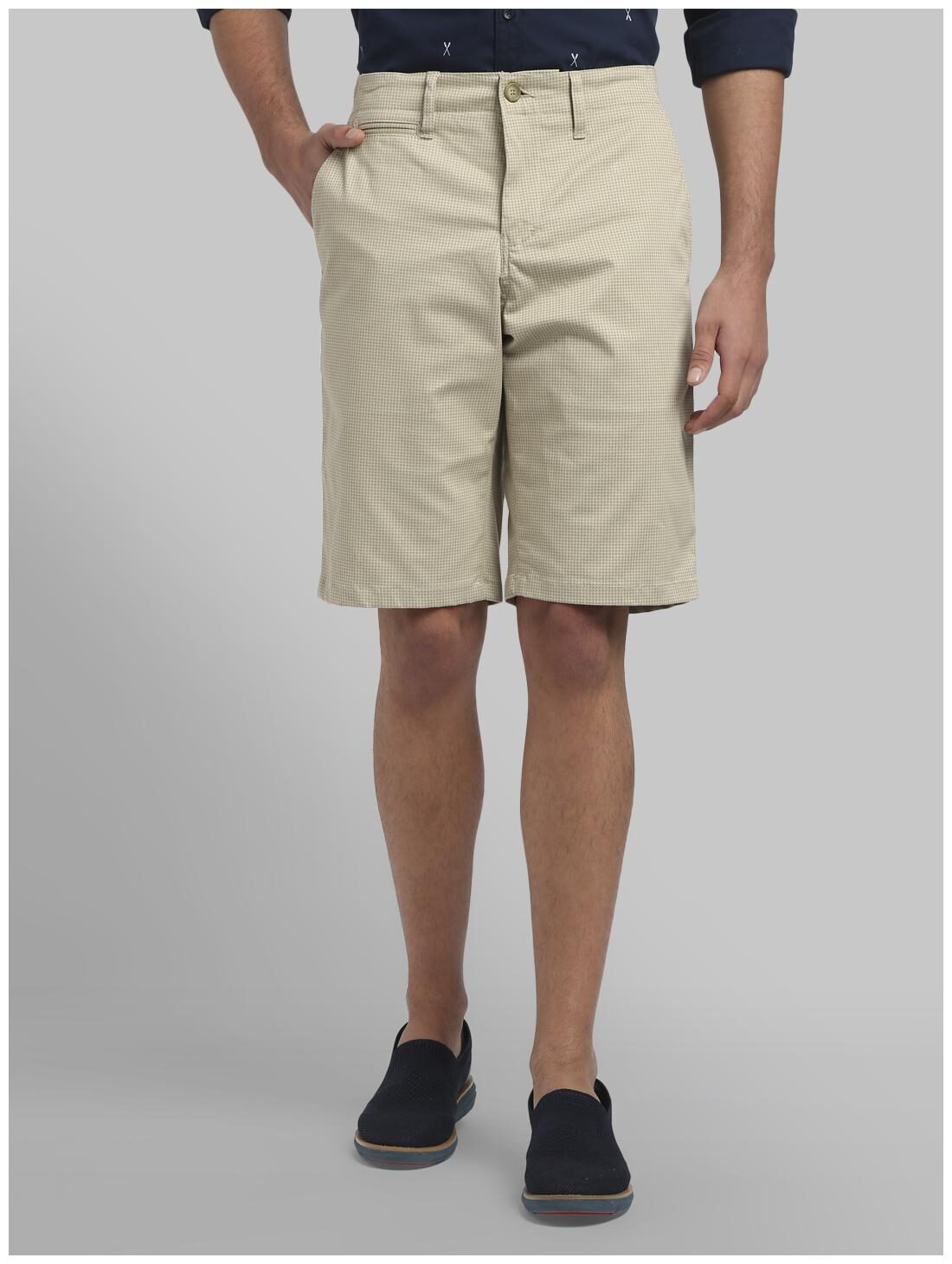 

Parx Men Beige Regular Fit Regular Shorts