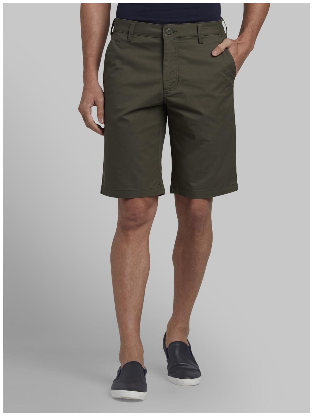 

Parx Men Green Regular Fit Regular Shorts