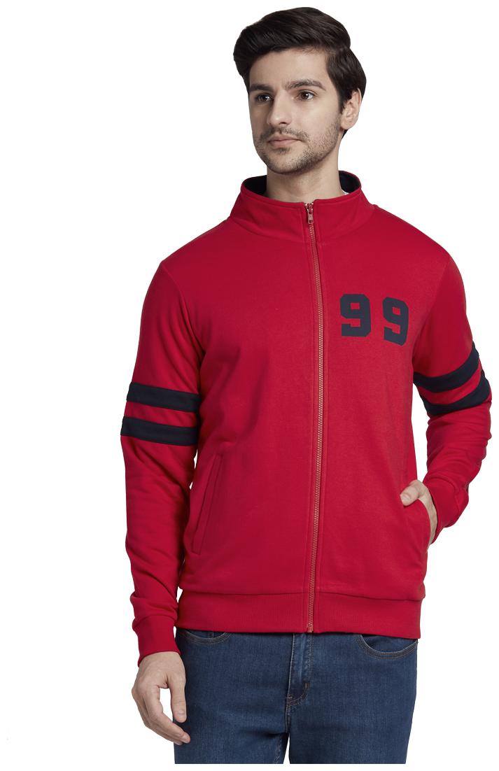 

Parx Cotton Men Red Sweatshirt