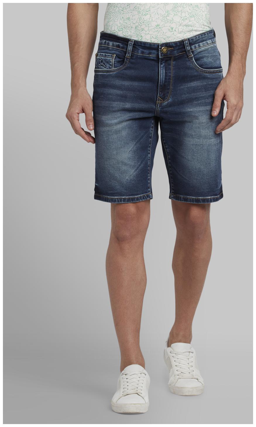 

Parx Men Blue Regular Fit Regular Shorts