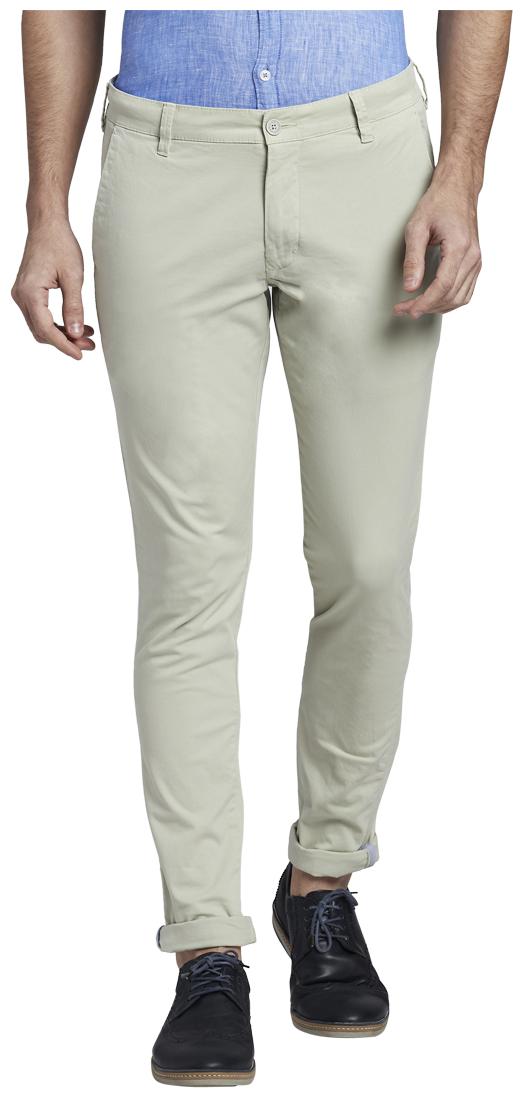 

Parx Men Green Solid Slim fit Regular trousers