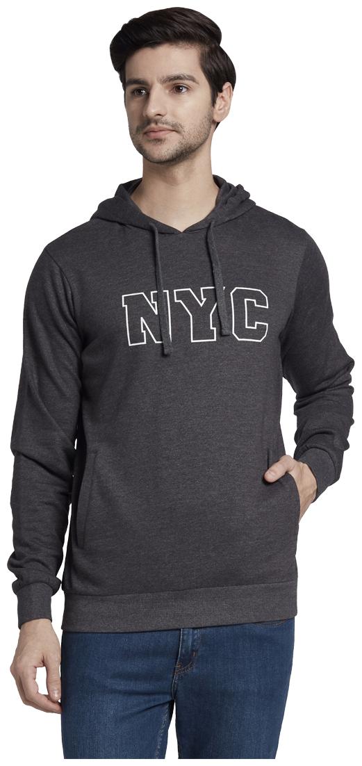 

Parx Cotton Men Grey Sweatshirt