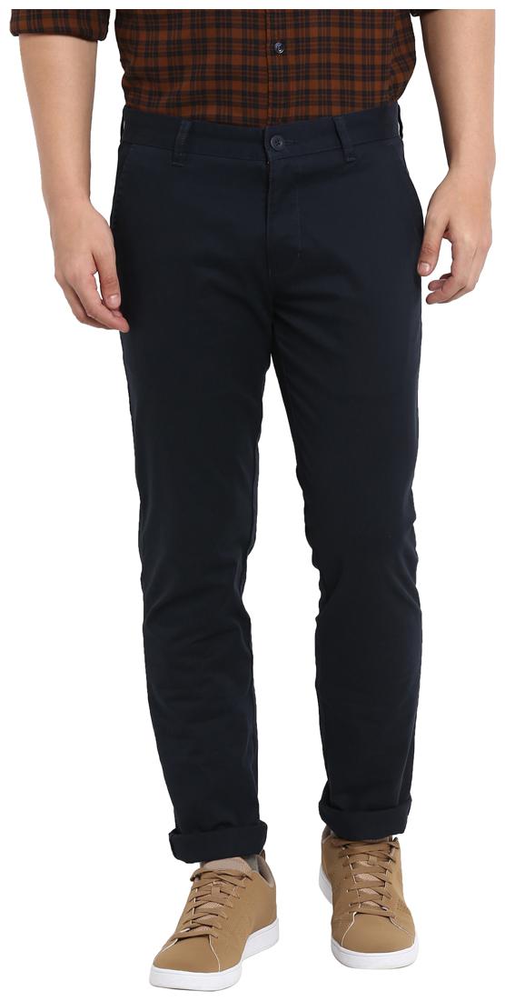 

Parx Dark Blue Slim Fit Trouser