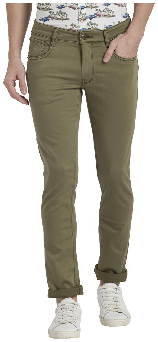

Parx Men Green Slim Fit Jeans