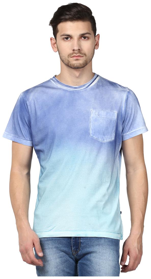 

Parx Men Blue Regular fit Cotton V neck T-Shirt - Pack Of 1