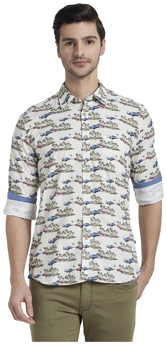 

Parx Men Multi Printed Slim Fit Casual Shirt