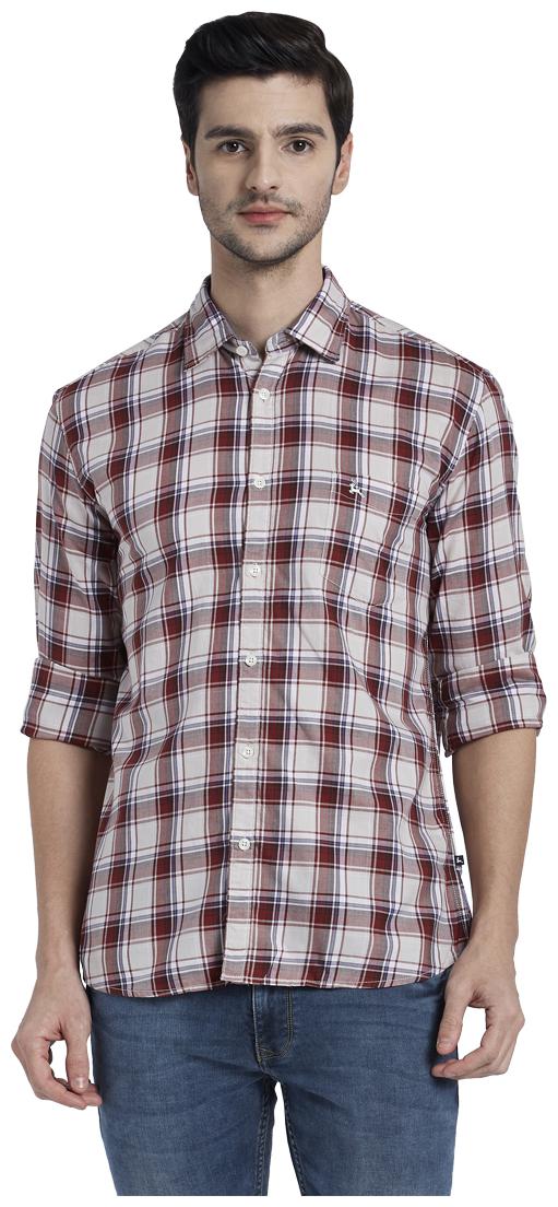 

Parx Men Multi Checked Slim Fit Casual Shirt