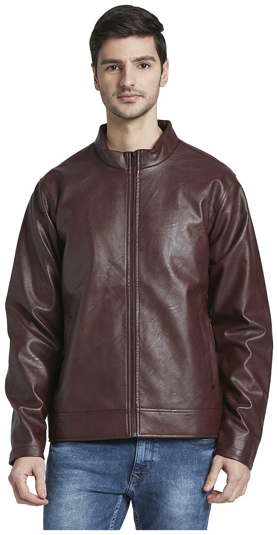 

Parx Men Brown Solid Bomber jacket