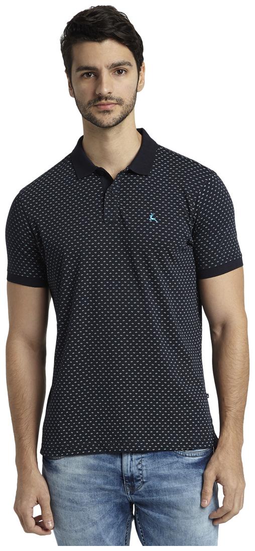 

Parx Men Blue Regular fit Cotton Polo collar T-Shirt - Pack Of 1