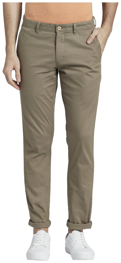 

Parx Men Brown Solid Tapered fit Regular trousers