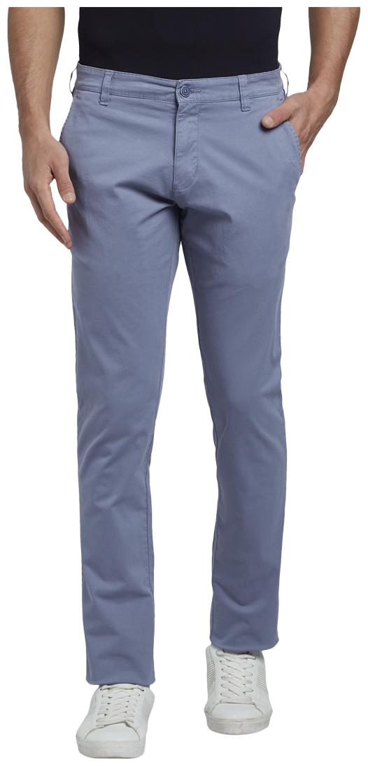 

Parx Men Purple Solid Tapered fit Regular trousers