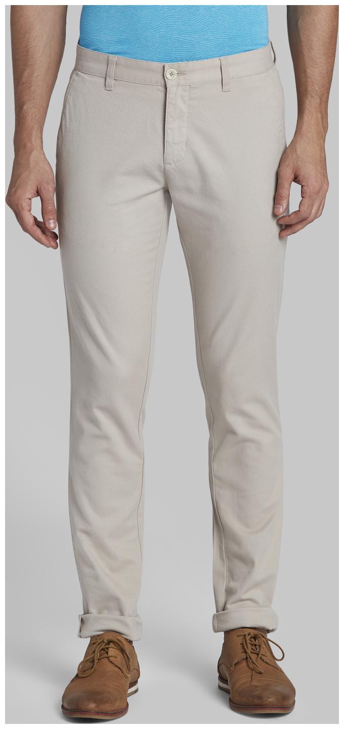 

Parx Men Grey Solid Tapered fit Wrinkle free Regular trousers