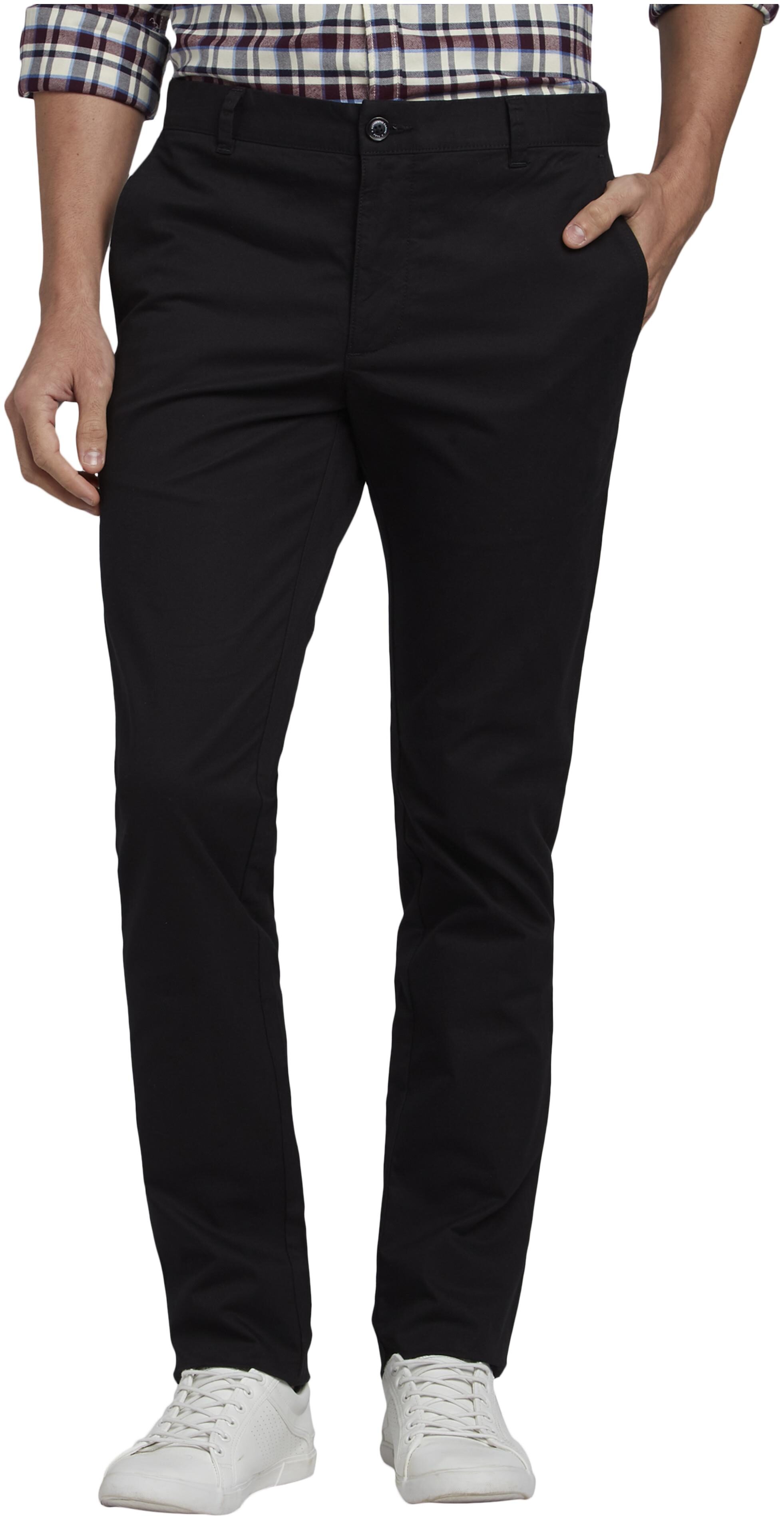 

Parx Men Black Solid Tapered fit Regular trousers