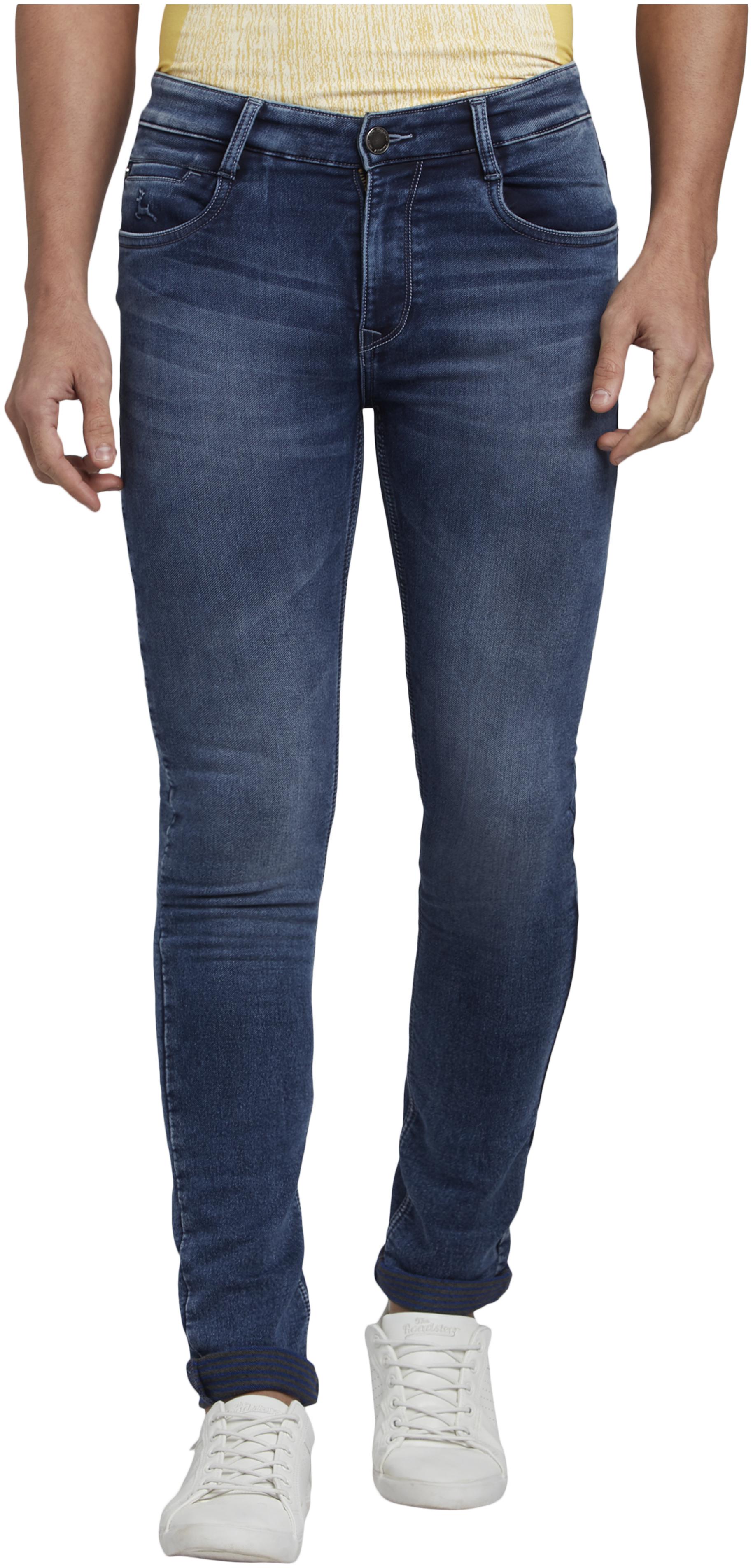 

Parx Men Blue Tapered Fit Jeans