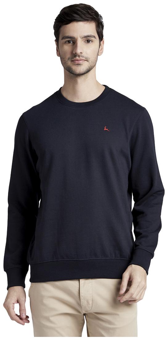 

Parx Men Blue Round neck Sweatshirt