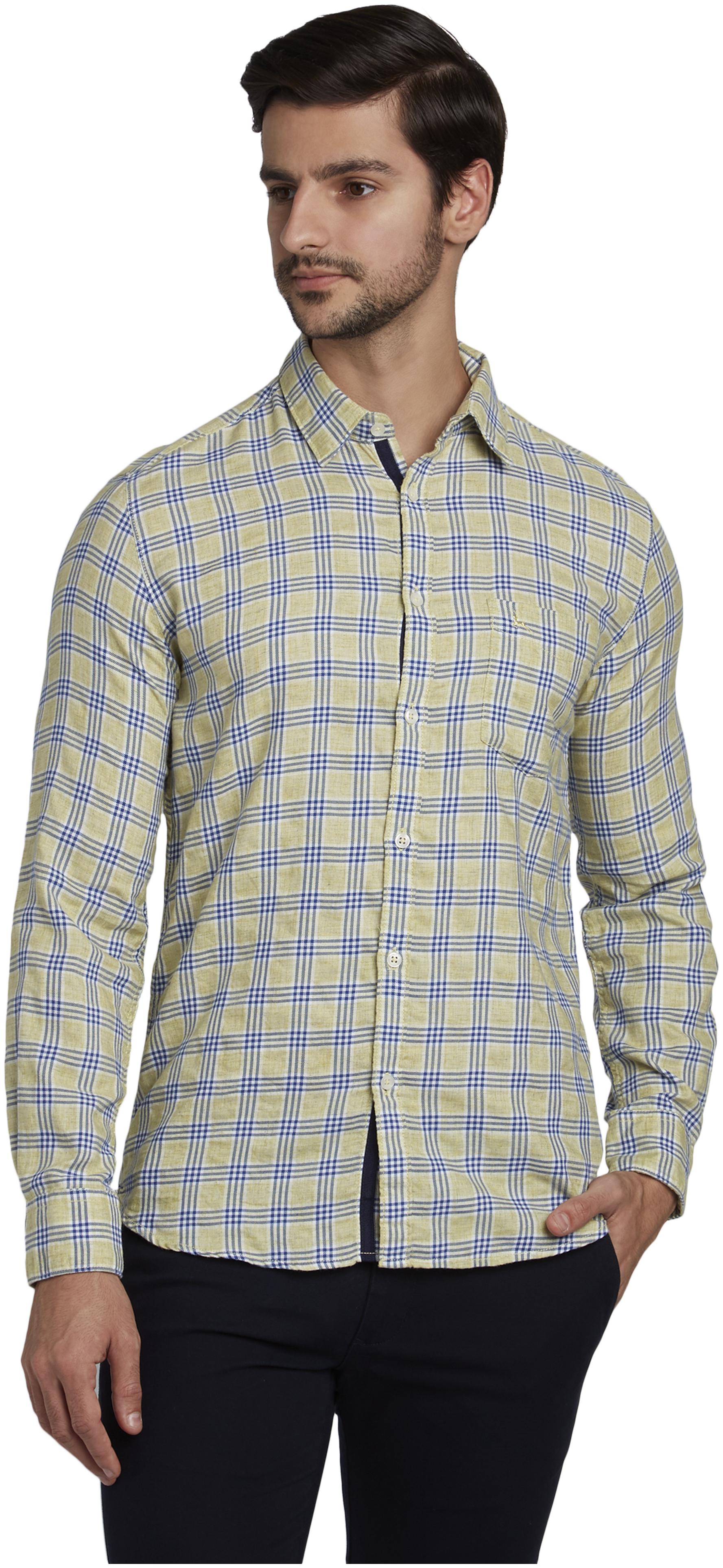 

Parx Men Multi Checked Slim Fit Casual Shirt
