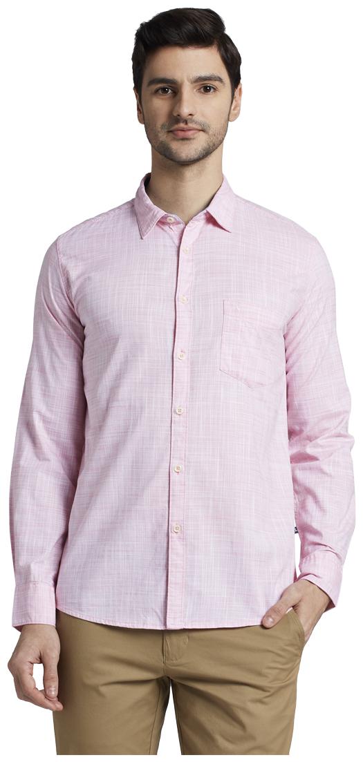 

Parx Men Red Solid Regular Fit Casual Shirt