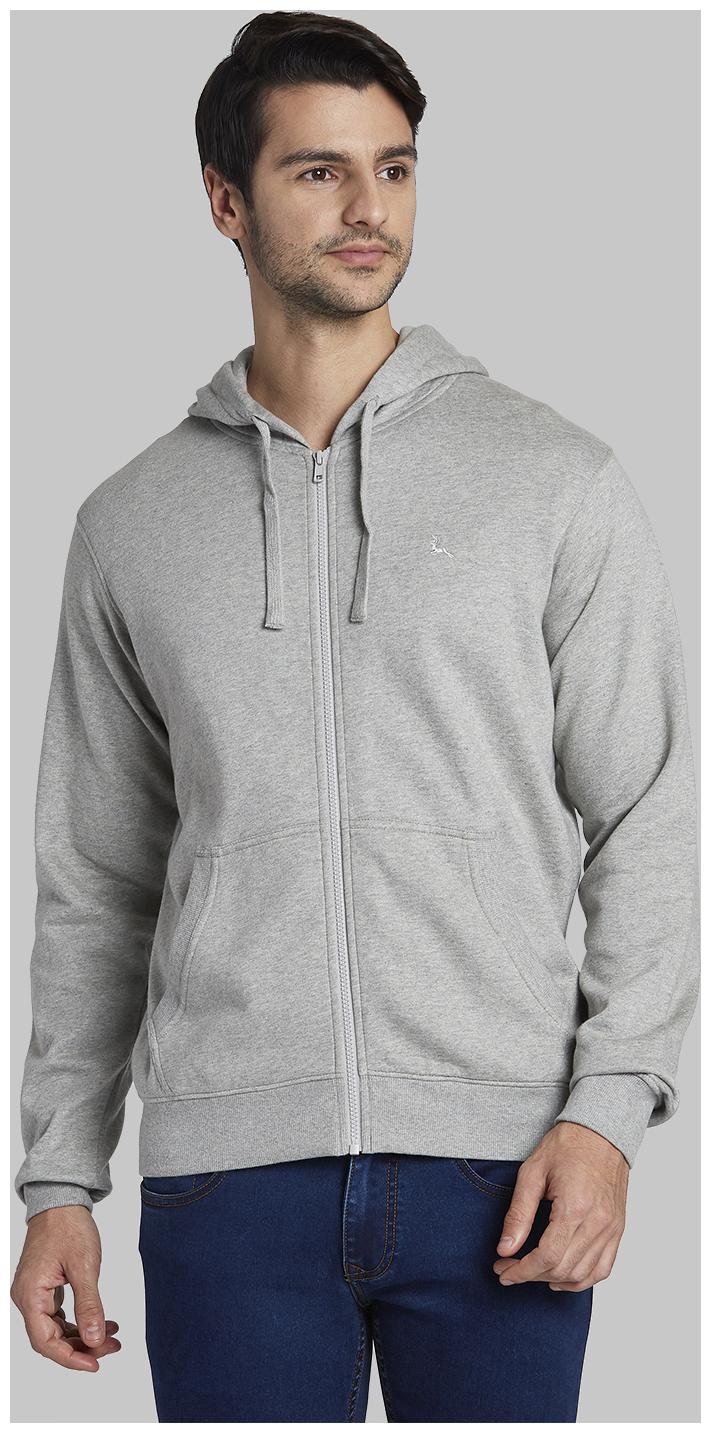

Parx Men Hooded Sweatshirt Grey