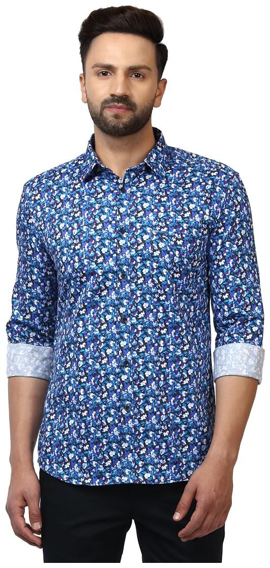 

Parx Men Slim fit Formal Shirt - Blue