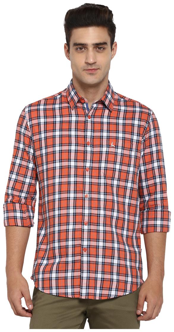 

Parx Men Multi Checked Slim Fit Casual Shirt