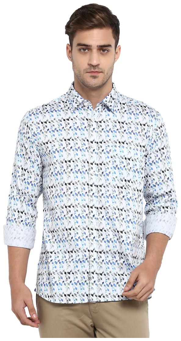

Parx Men Multi Printed Slim Fit Casual Shirt