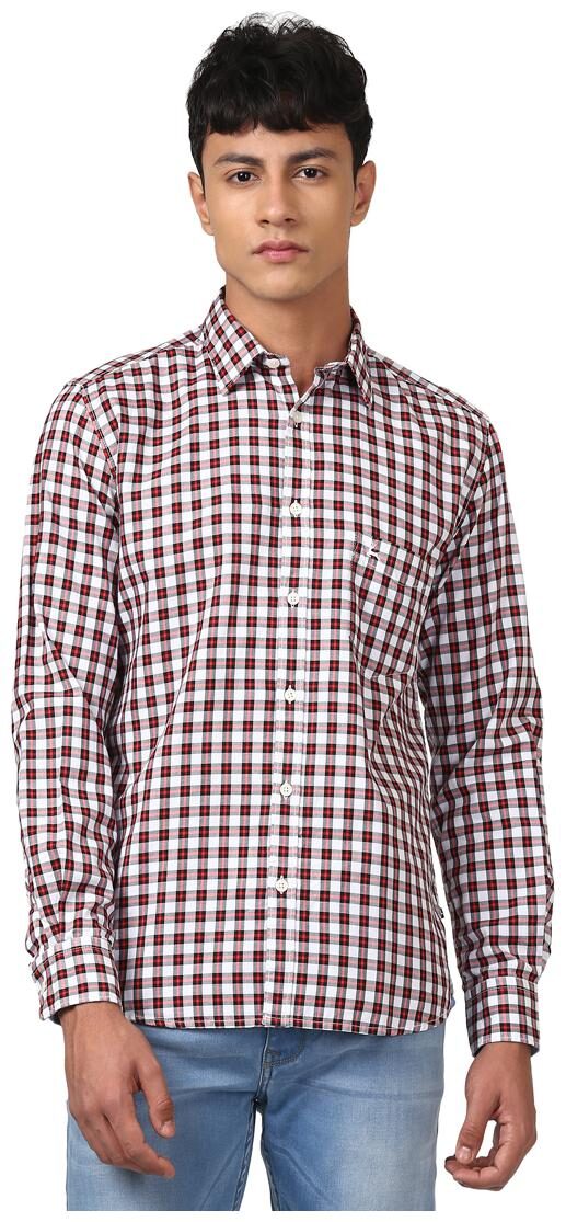 

Parx Men Multi Checked Slim Fit Casual Shirt