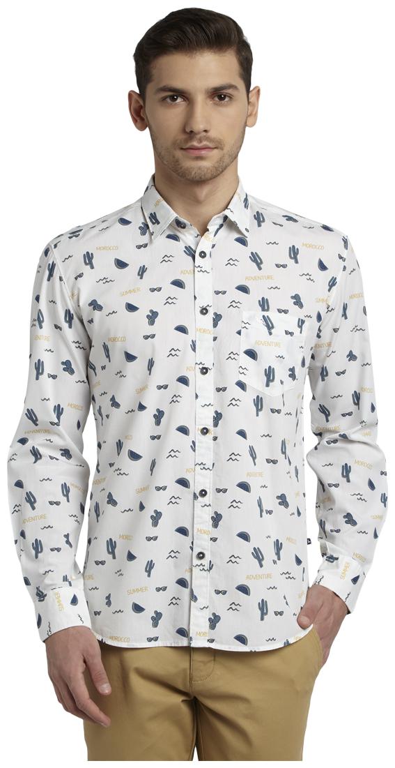 

Parx Men Multi Printed Slim Fit Casual Shirt