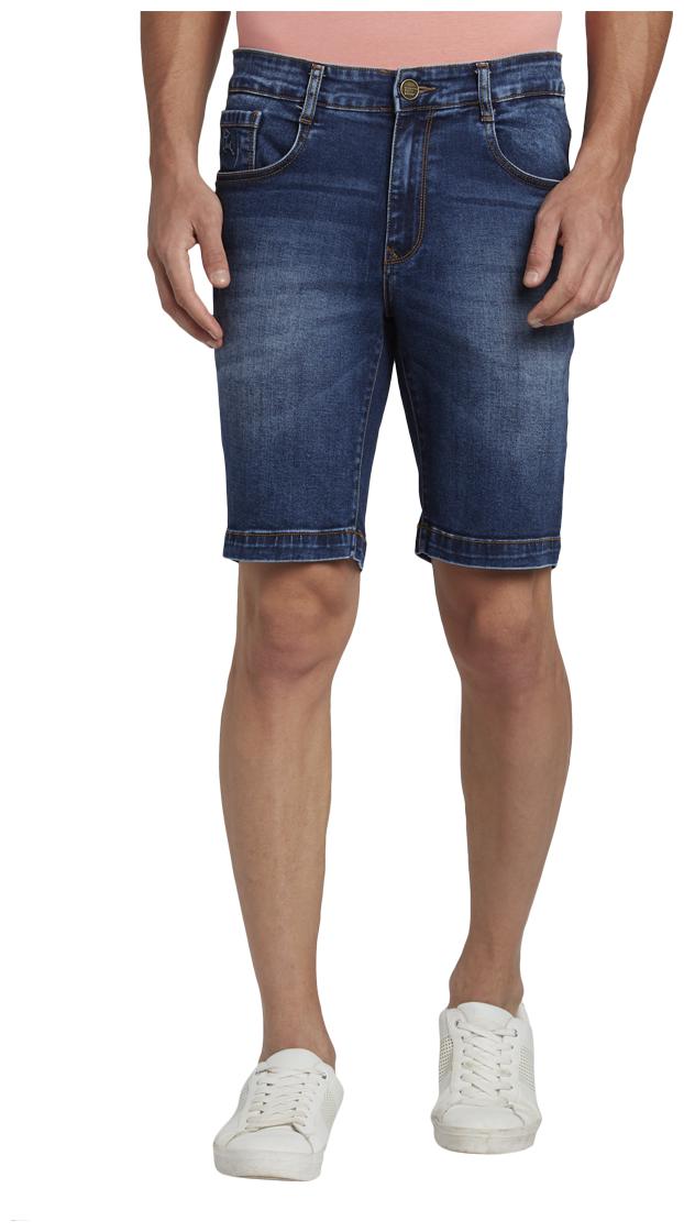 

Parx Men Blue Regular Fit Regular Shorts