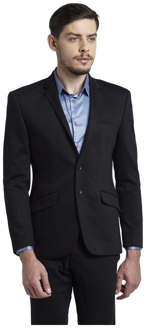 

Parx Men Black Solid Regular fit Single Breasted Blazer