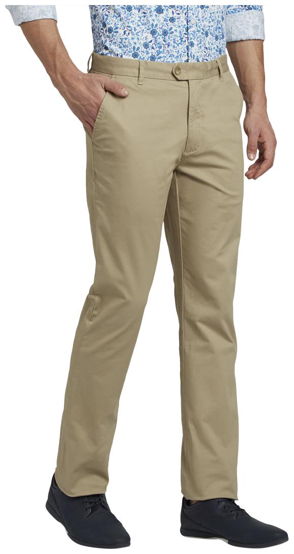 

Parx Men Grey Solid Slim fit Regular trousers