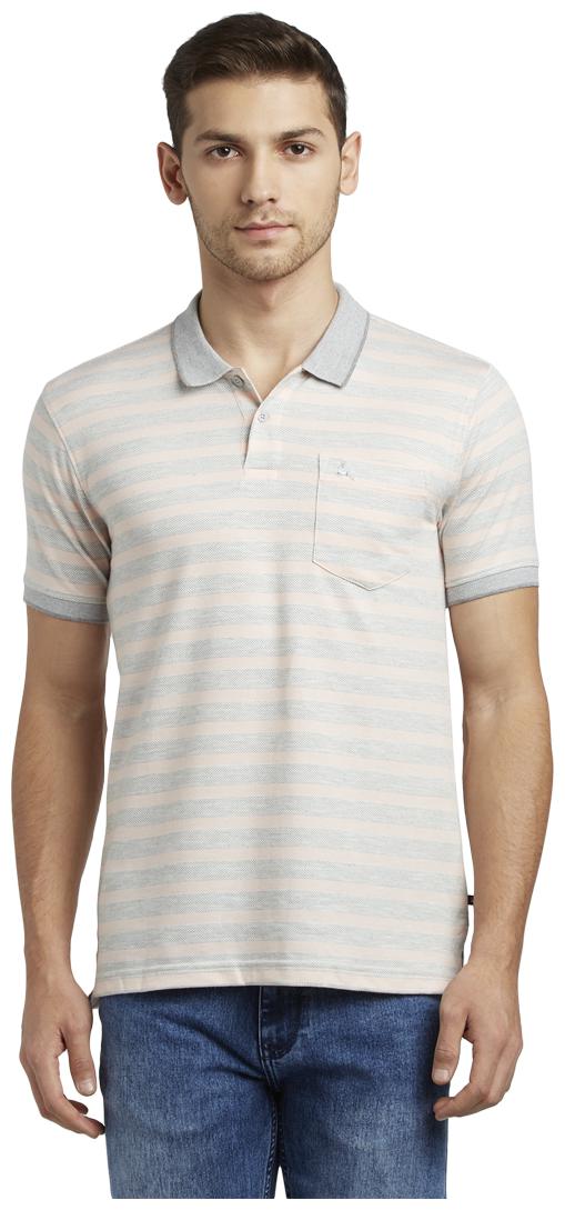 

Parx Men Grey Regular fit Polyester Polo collar T-Shirt - Pack Of 1