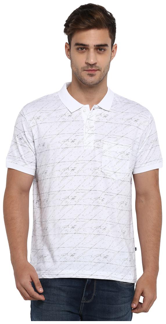 

Parx Men White Regular fit Cotton Polo collar T-Shirt - Pack Of 1
