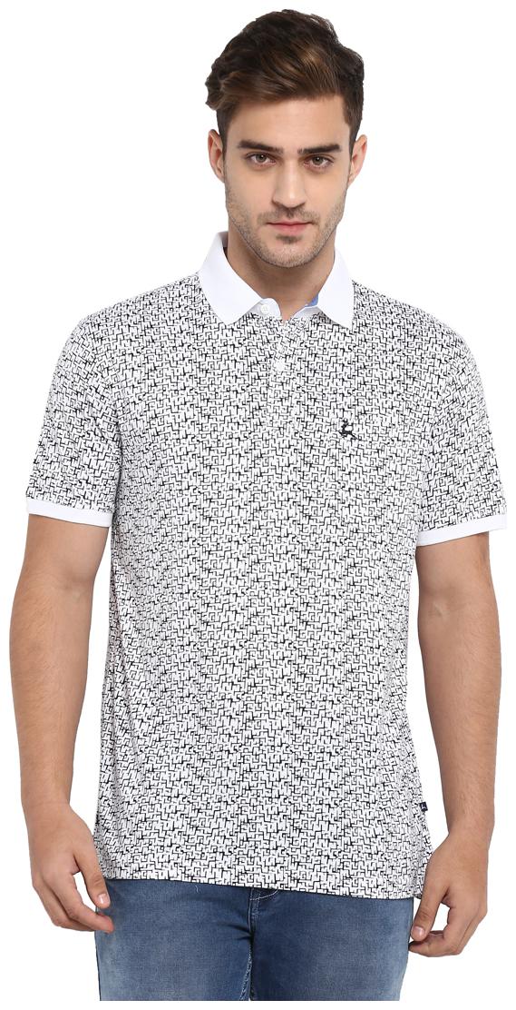 

Parx Men White Regular fit Cotton Polo collar T-Shirt - Pack Of 1