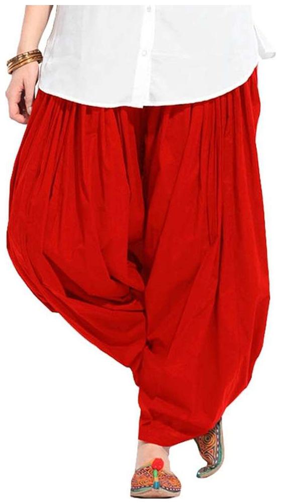 

AVINZO Cotton Salwar - Red