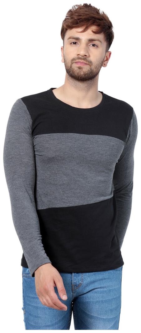 

Pause Men Black Slim fit Cotton Round neck T-Shirt - Pack Of 1