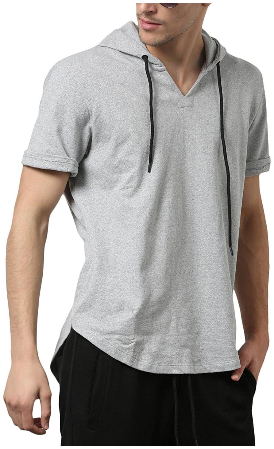 

Pause Men Grey Slim fit Cotton Henley neck T-Shirt - Pack Of 1