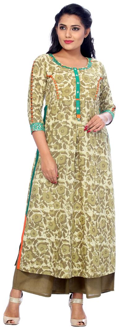 

Payal Womens A-line Cotton Kurta and Palazzo