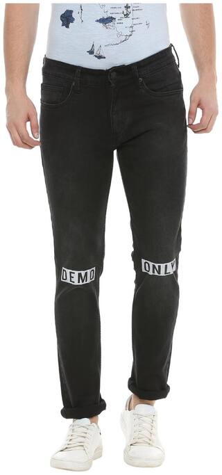 People Men Black Slim Fit Jeans