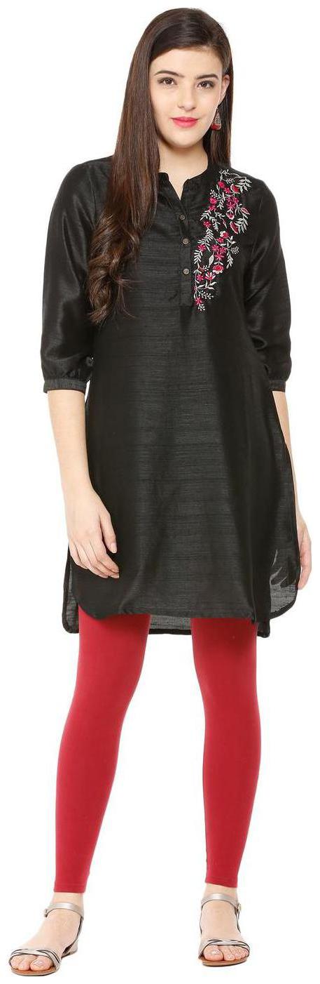 

People Black Kurta