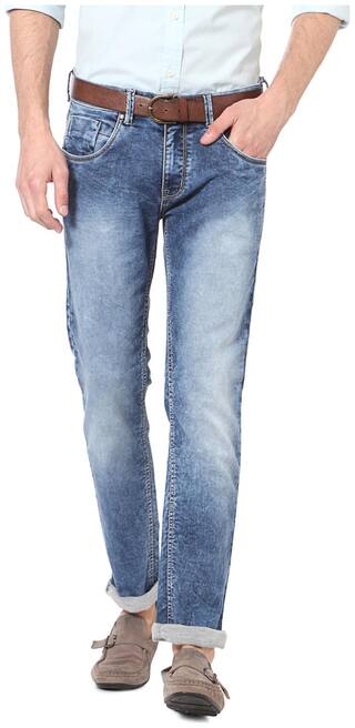 People Men Blue Slim Fit Jeans