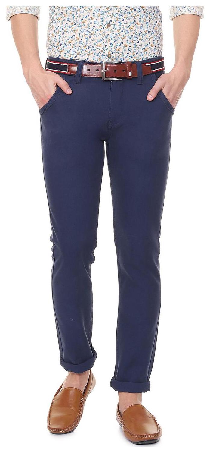 

People Blue Casual Pants