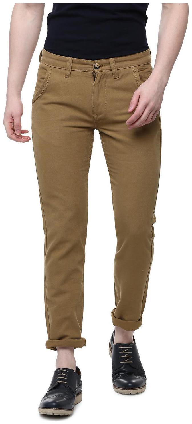 

People Brown Casual Pants