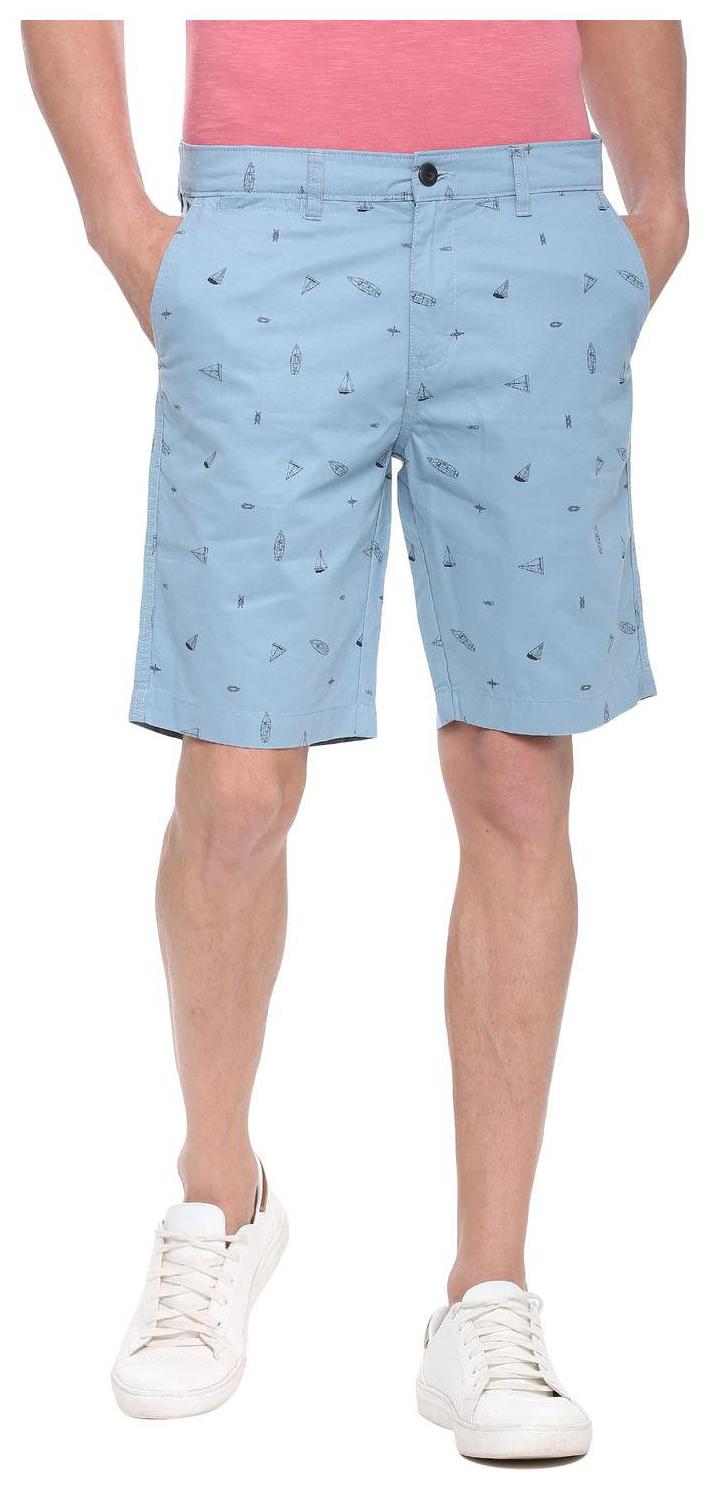 

People Men Blue Regular Fit Regular Shorts