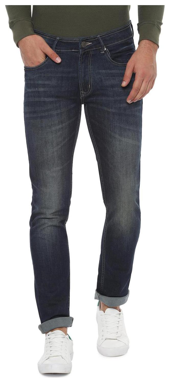 

People Men Blue Regular Fit Jeans