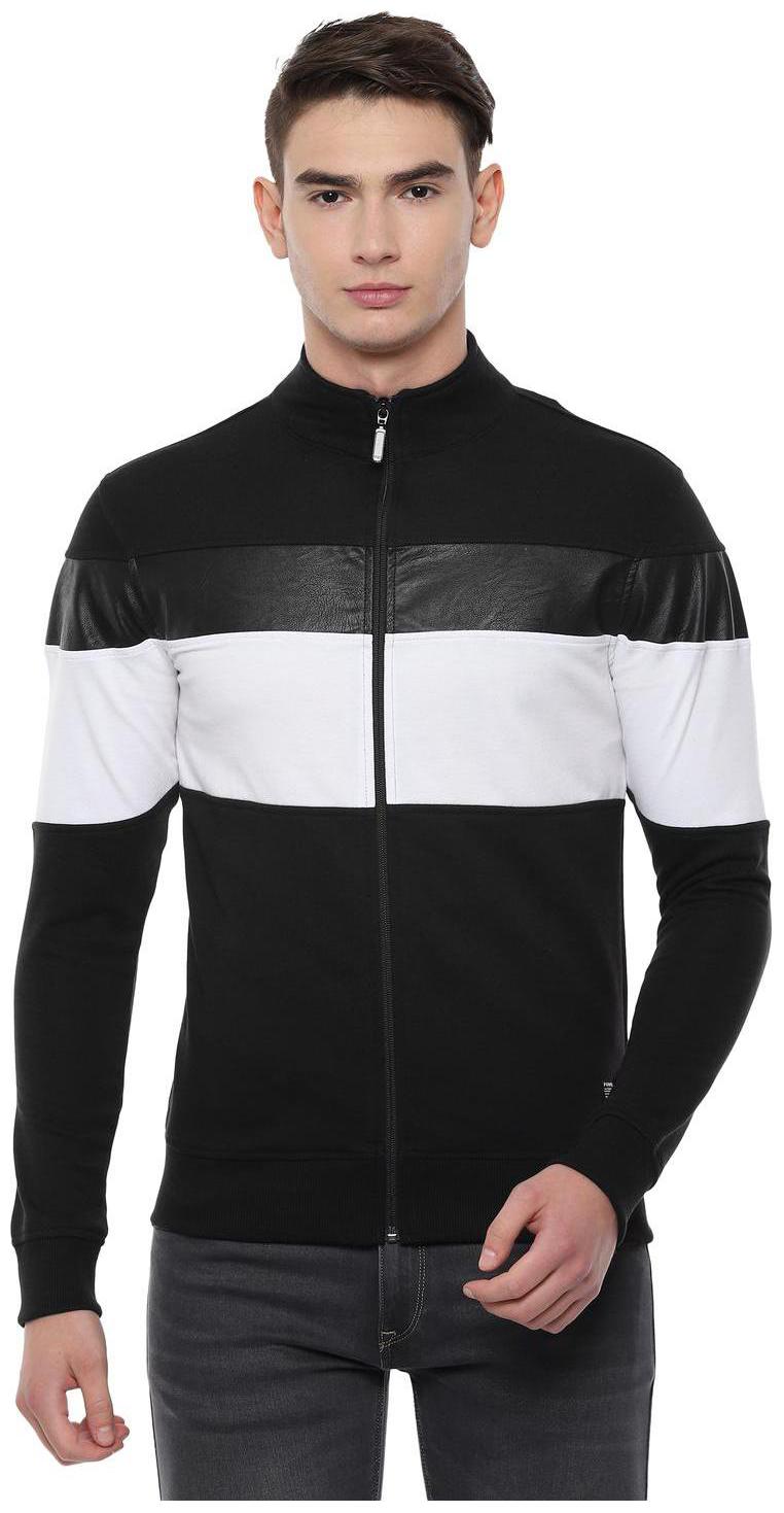 

People Men Black High neck Sweatshirt